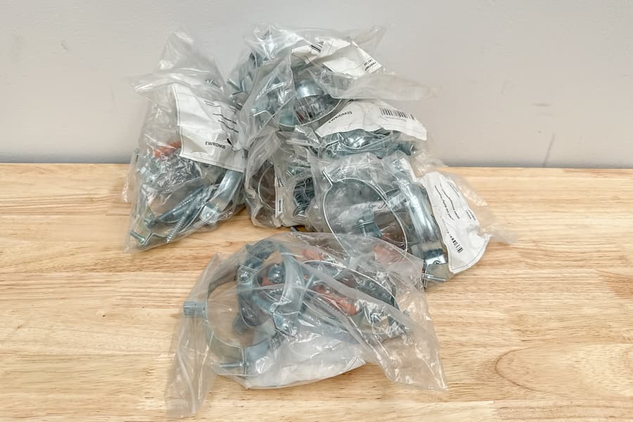 10 Montageschellen Sets